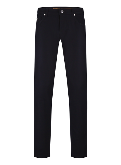 5-pocket broek van cashmere | BLUE NAVY
