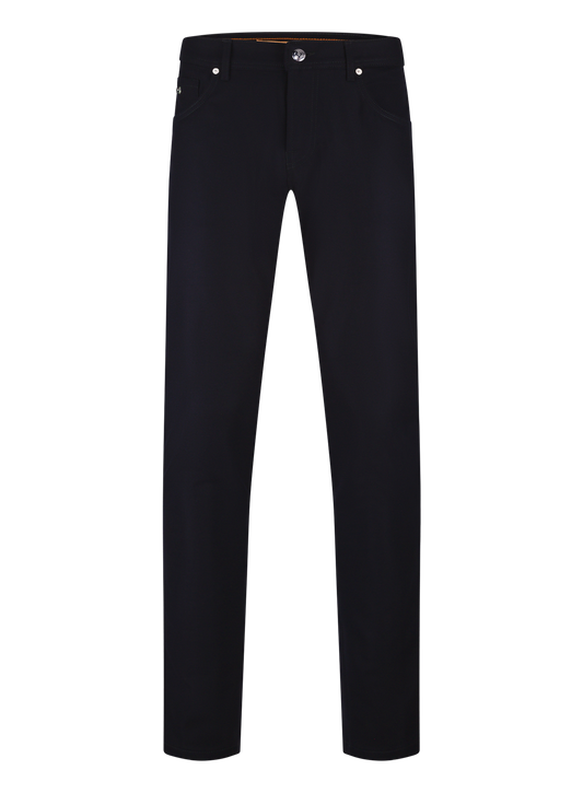 5-pocket broek van cashmere | BLUE NAVY