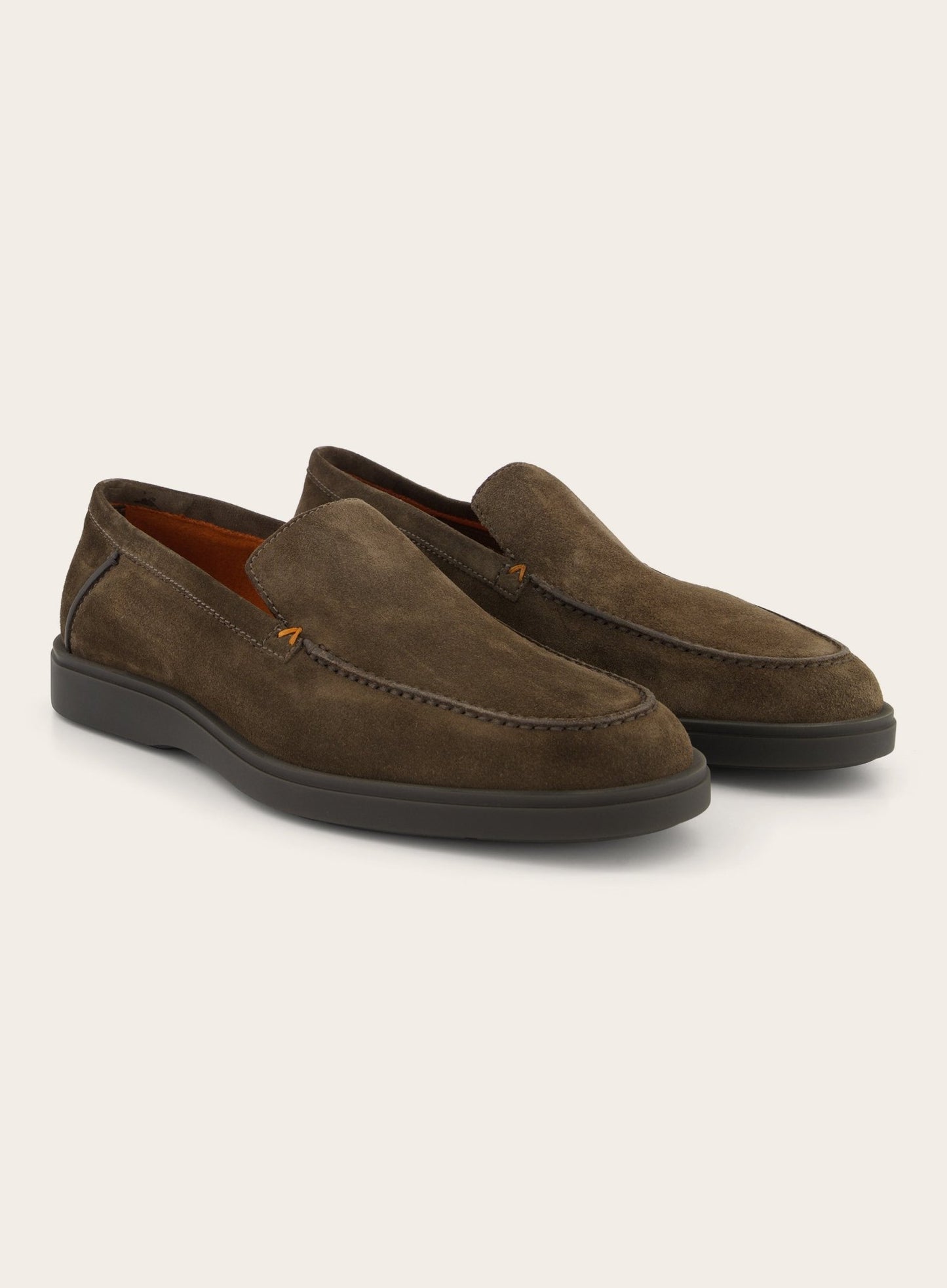 Detroit loafers van suède