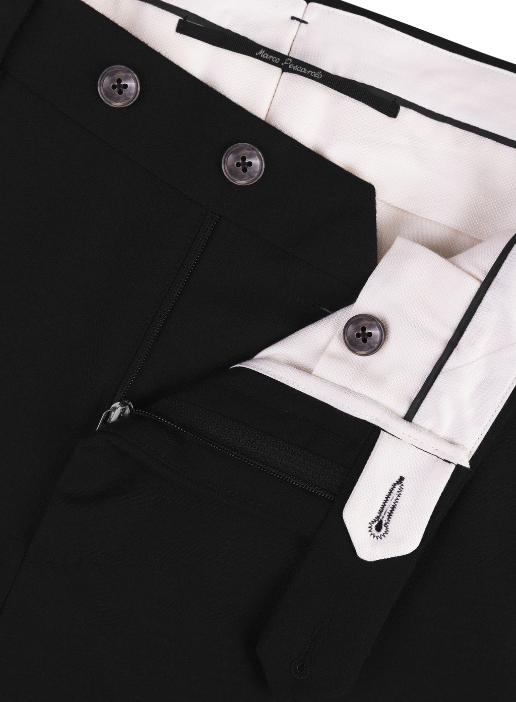 Pantalon van cashmere |  FULL_WIDTH | Zwart