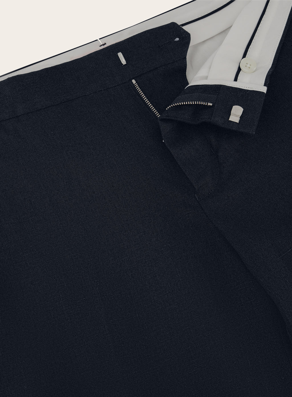 Griffon pantalon van linnen | FULL_WIDTH | BLUE NAVY