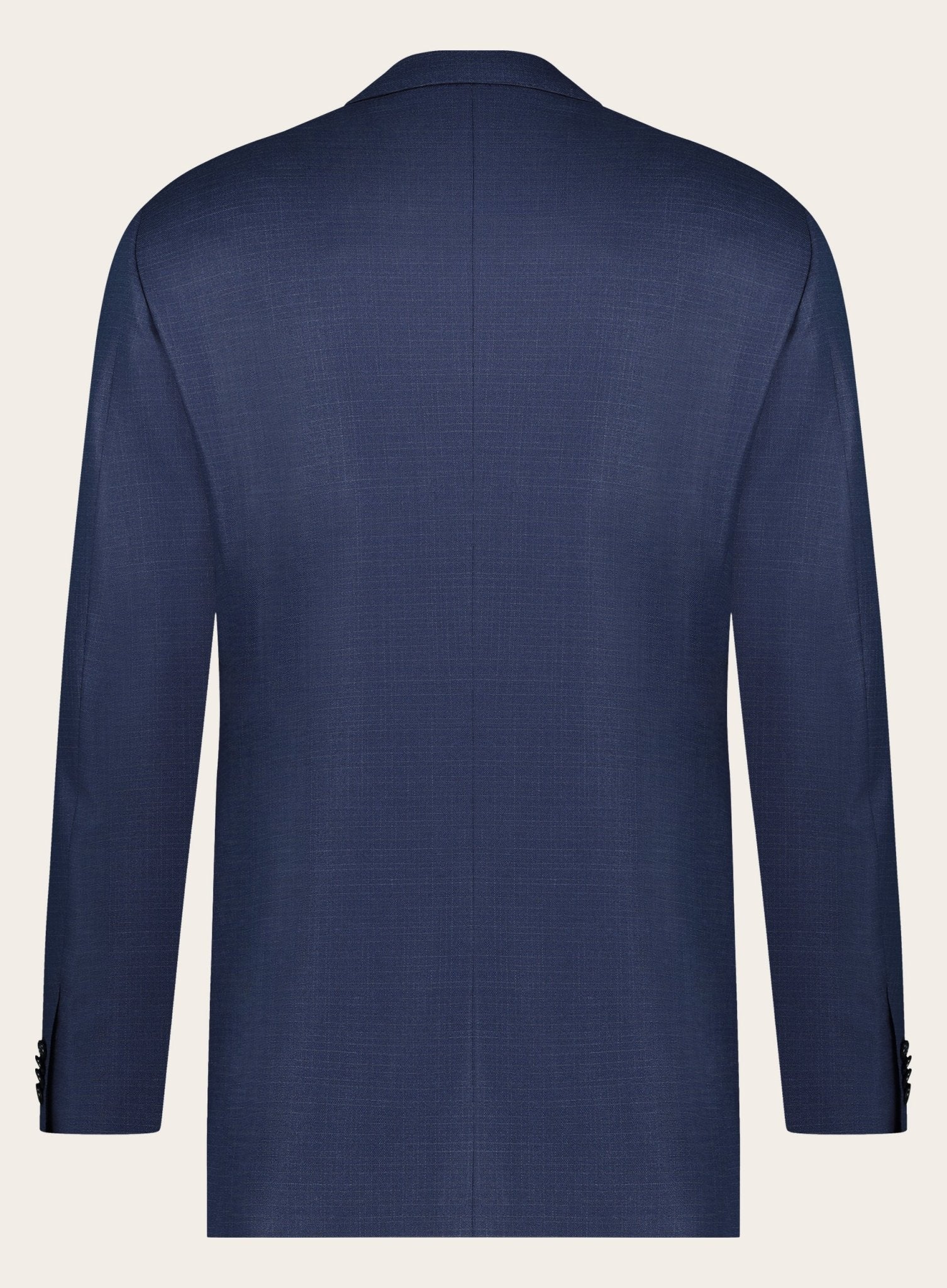 Hopsack pak in wol-zijde | BLUE NAVY