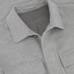 Overshirt van wol en cashmere | Grijs