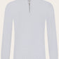 Half-zip ritsvest van cashmere | L.Blauw