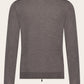Slim-fit vest van wol | TAUPE BRUIN
