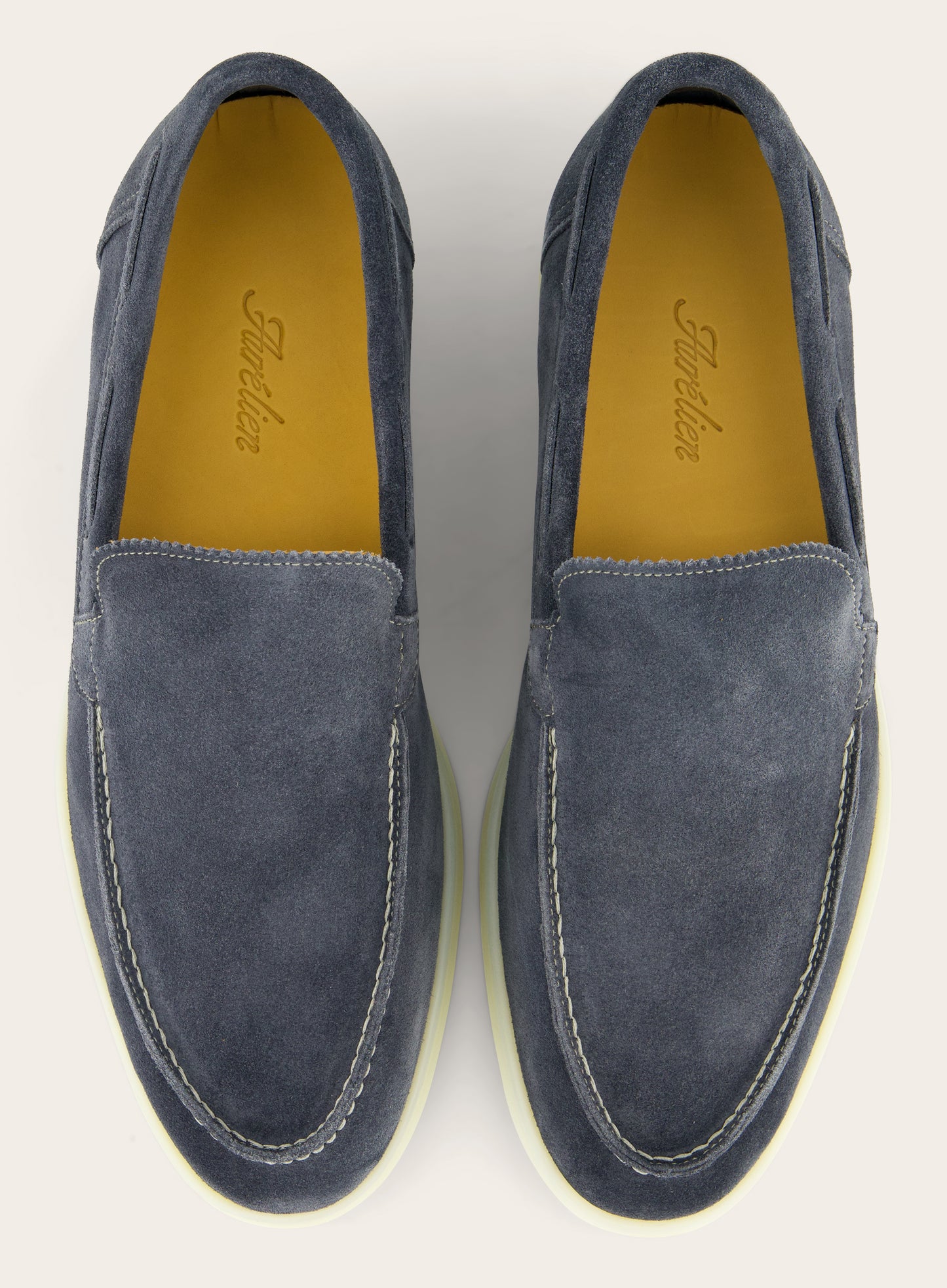 Loafers van suède | Blauw