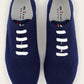 Knitted sneakers van cashmere | BLUE NAVY