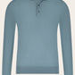 Poloshirt van cashmere en zijde | Aqua