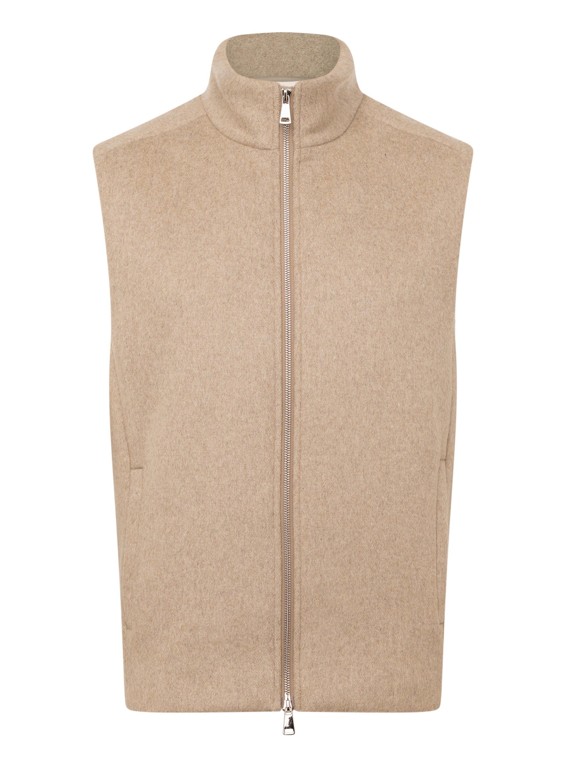 Axel bodywarmer van wol | Beige
