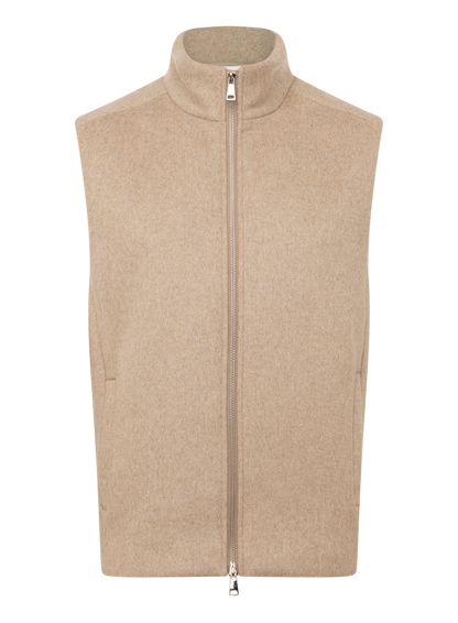 Axel bodywarmer van wol | Beige