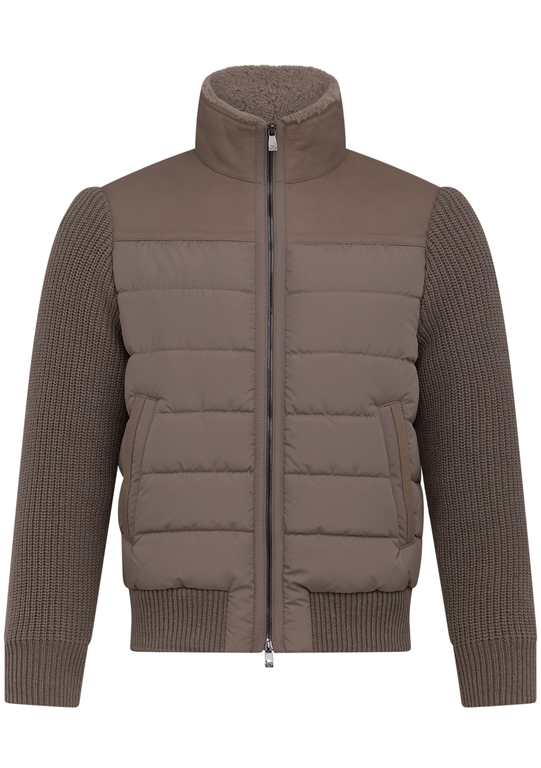 Gewatteerde jas | Beige