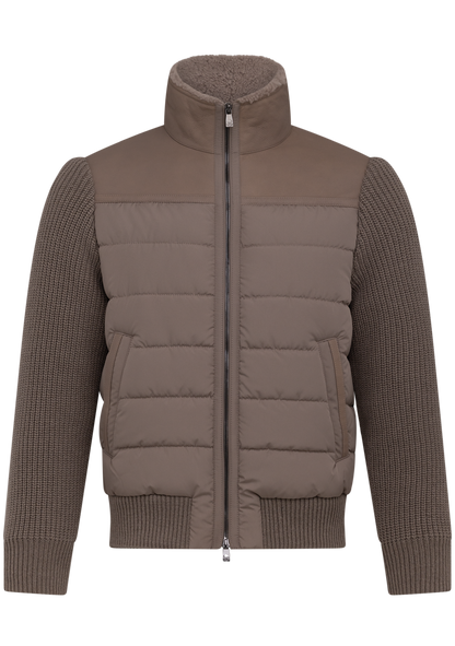 Gewatteerde jas | Beige