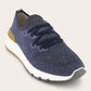 Knitted low-top sneakers | Blauw