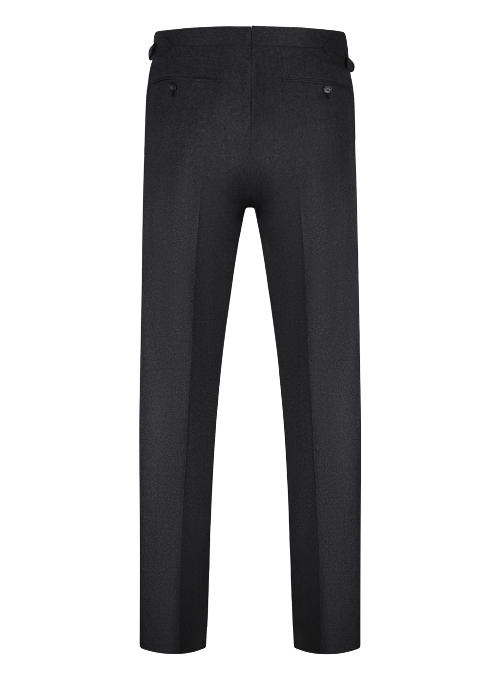 Pantalon van wol | Antraciet