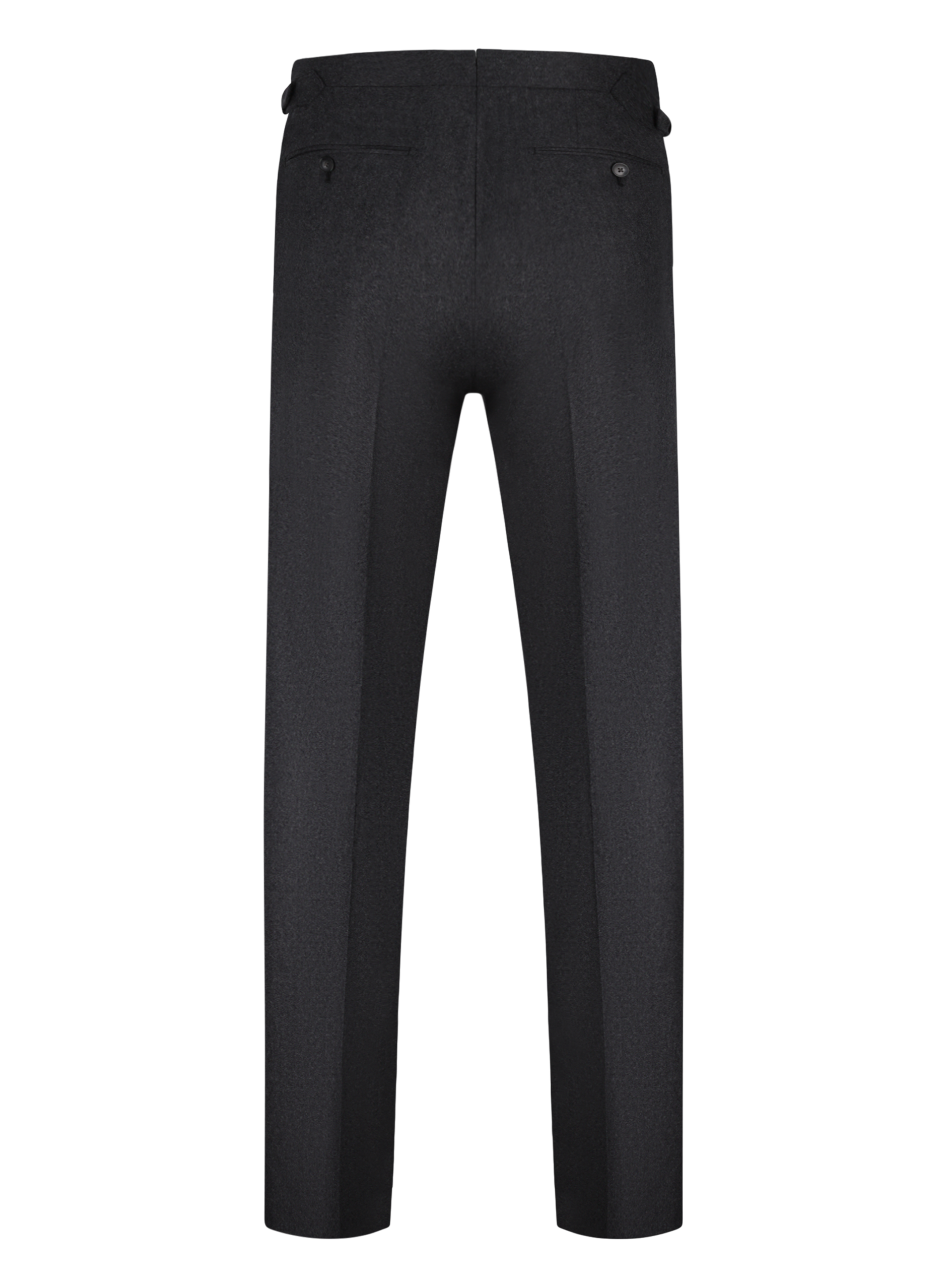 Pantalon van wol | Antraciet