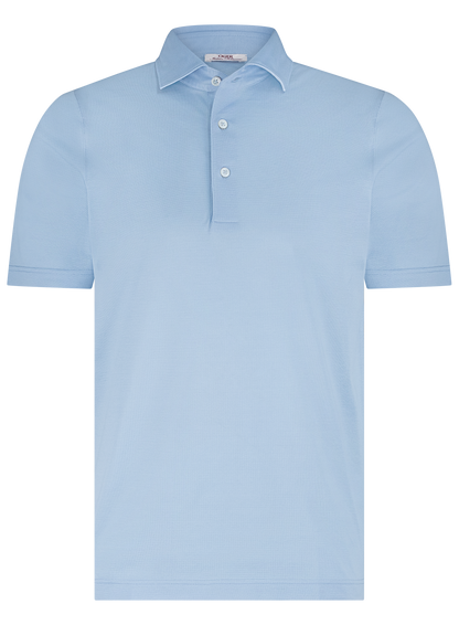 Poloshirt van katoen | L.Blauw