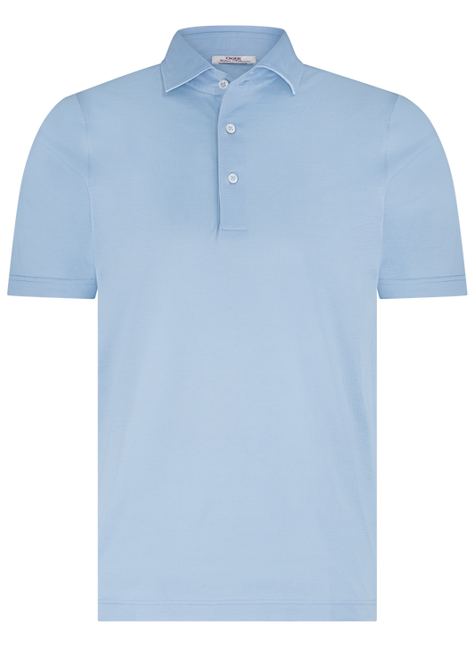 Poloshirt van katoen | L.Blauw