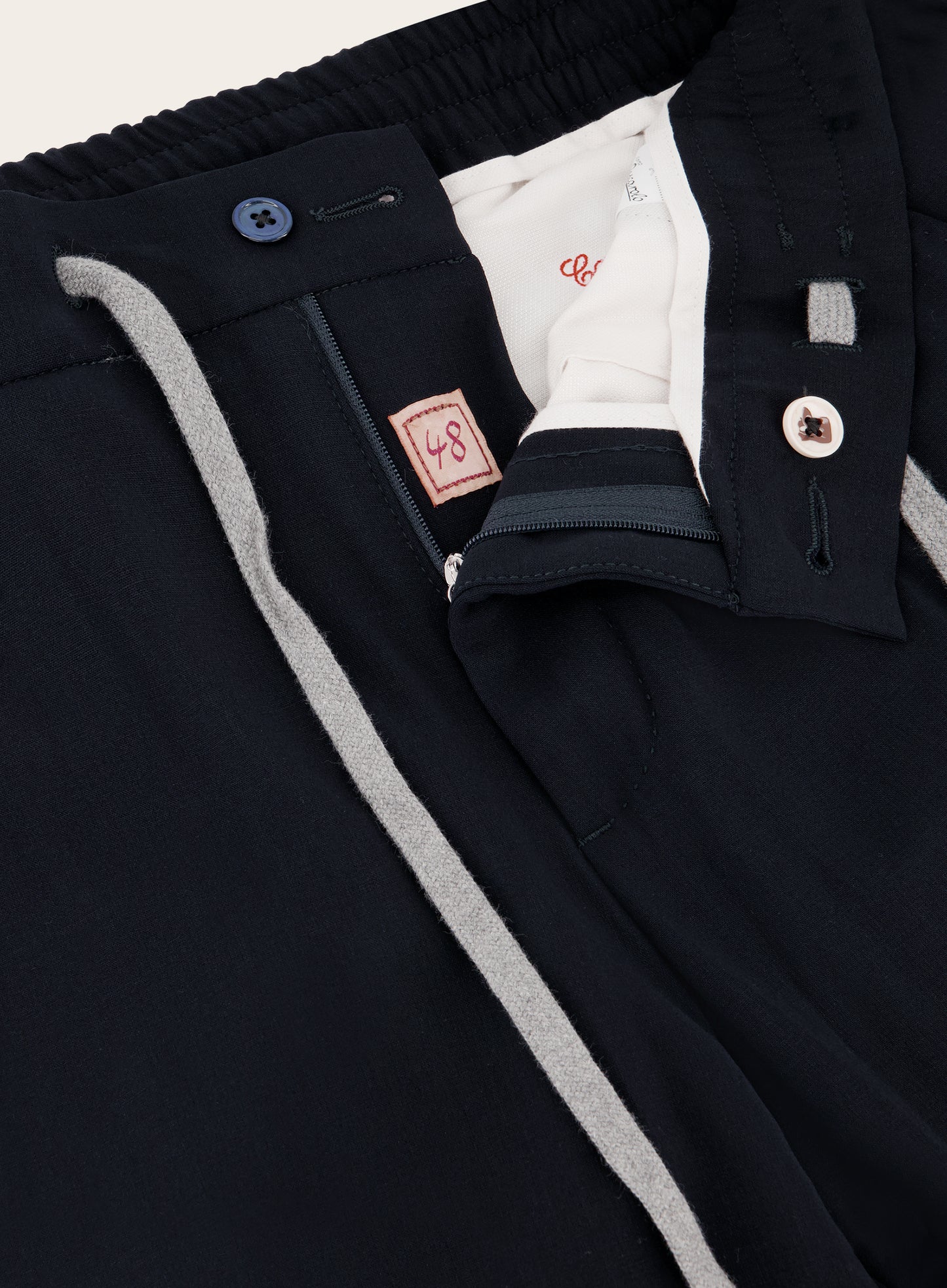 Carraciolo pantalon van wol | BLUE NAVY