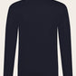 Derby coltrui van cashmere en zijde | BLUE NAVY