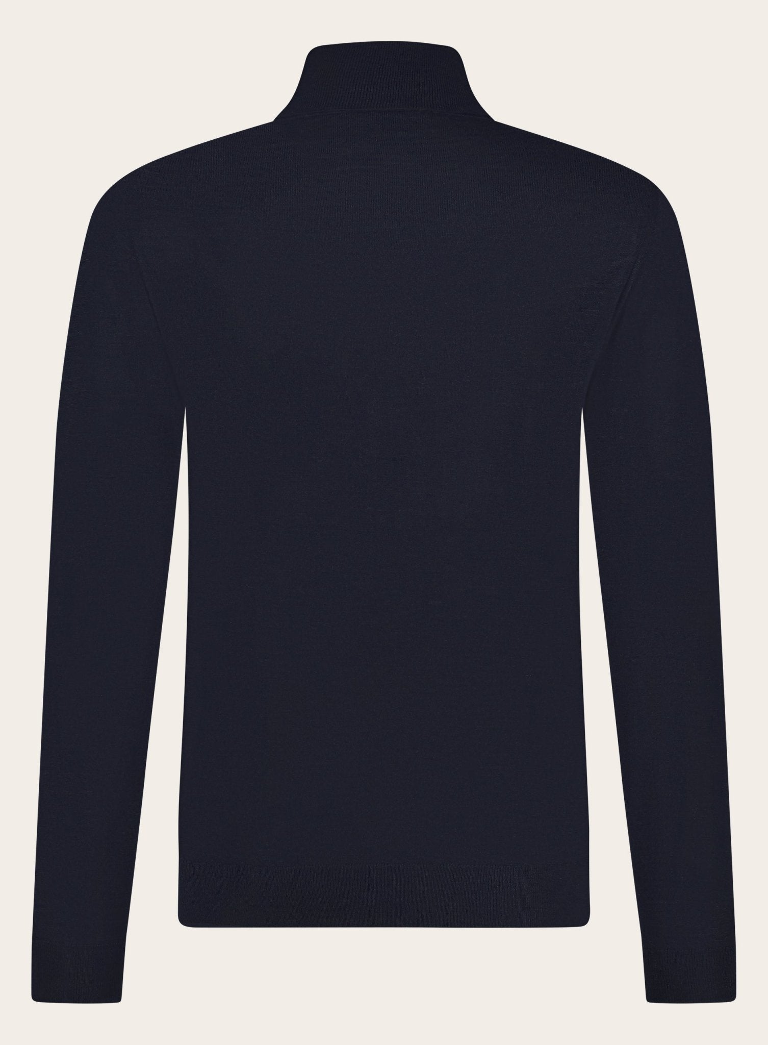 Derby coltrui van cashmere en zijde | BLUE NAVY