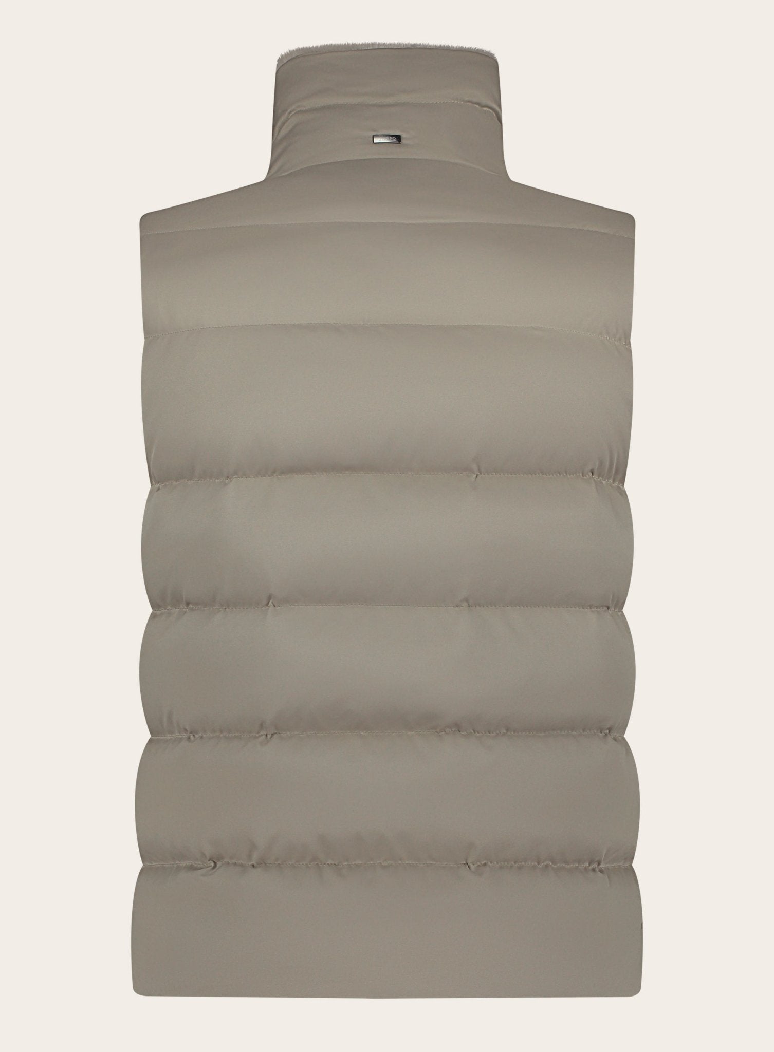 Gewatteerde bodywarmer | TAUPE