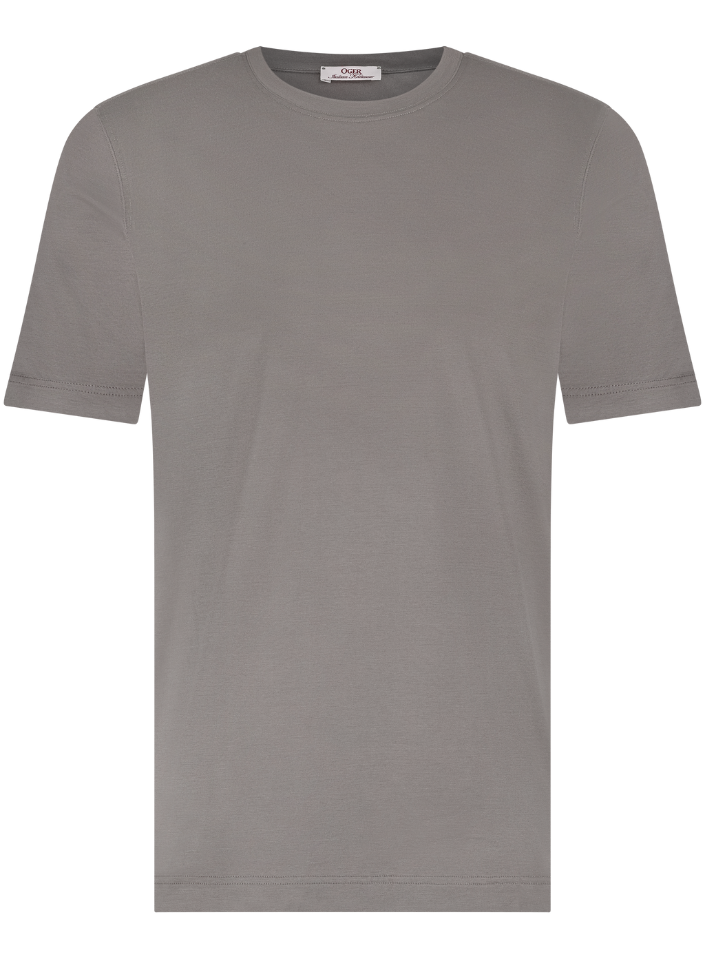 T-shirt van katoen | TAUPE