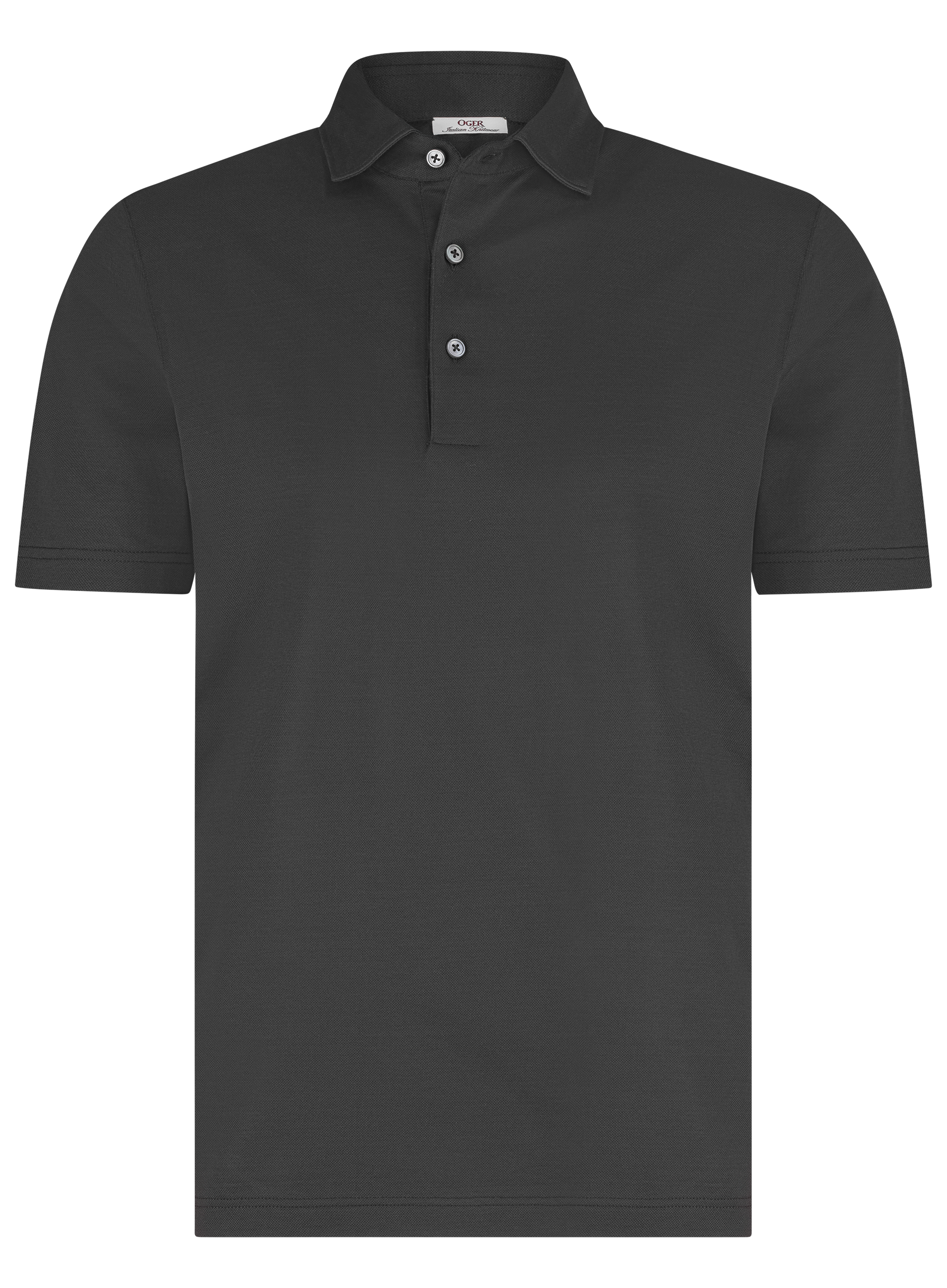 Poloshirt van katoen | WARM GREY