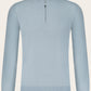 Half-zip trui van wol | L.Blauw