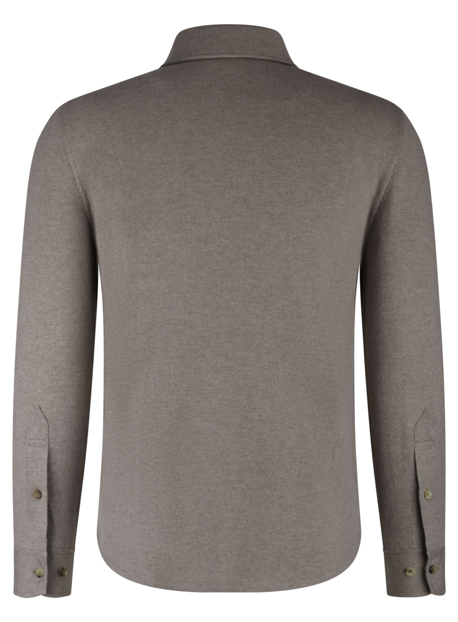 Overshirt van wol, cashmere en zijde | TAUPE