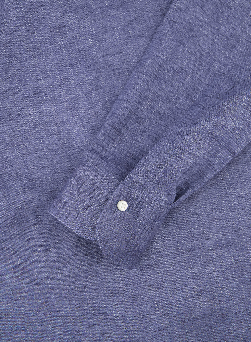 Stretch shirt van linnen | FULL_WIDTH | MID.BLAUW
