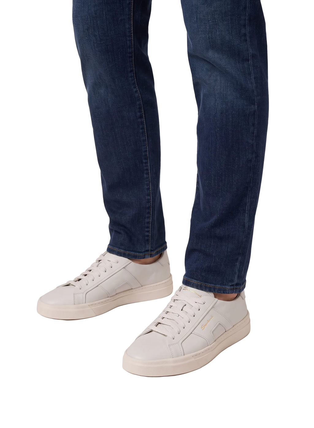 Clean icon sneakers van leer | FULL_WIDTH |  MODEL | Wit 