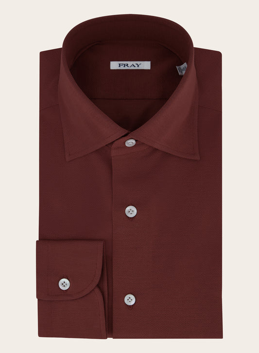 Gabriel shirt van katoen | Roest