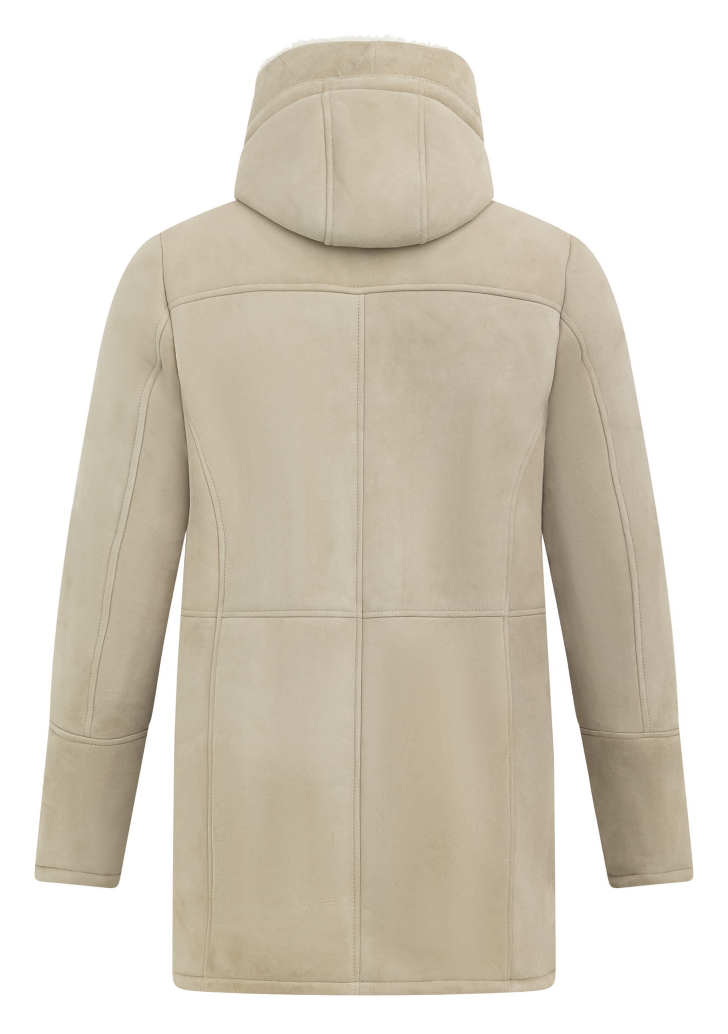 Shearling jas van suede | FULL_WIDTH | L.Beige