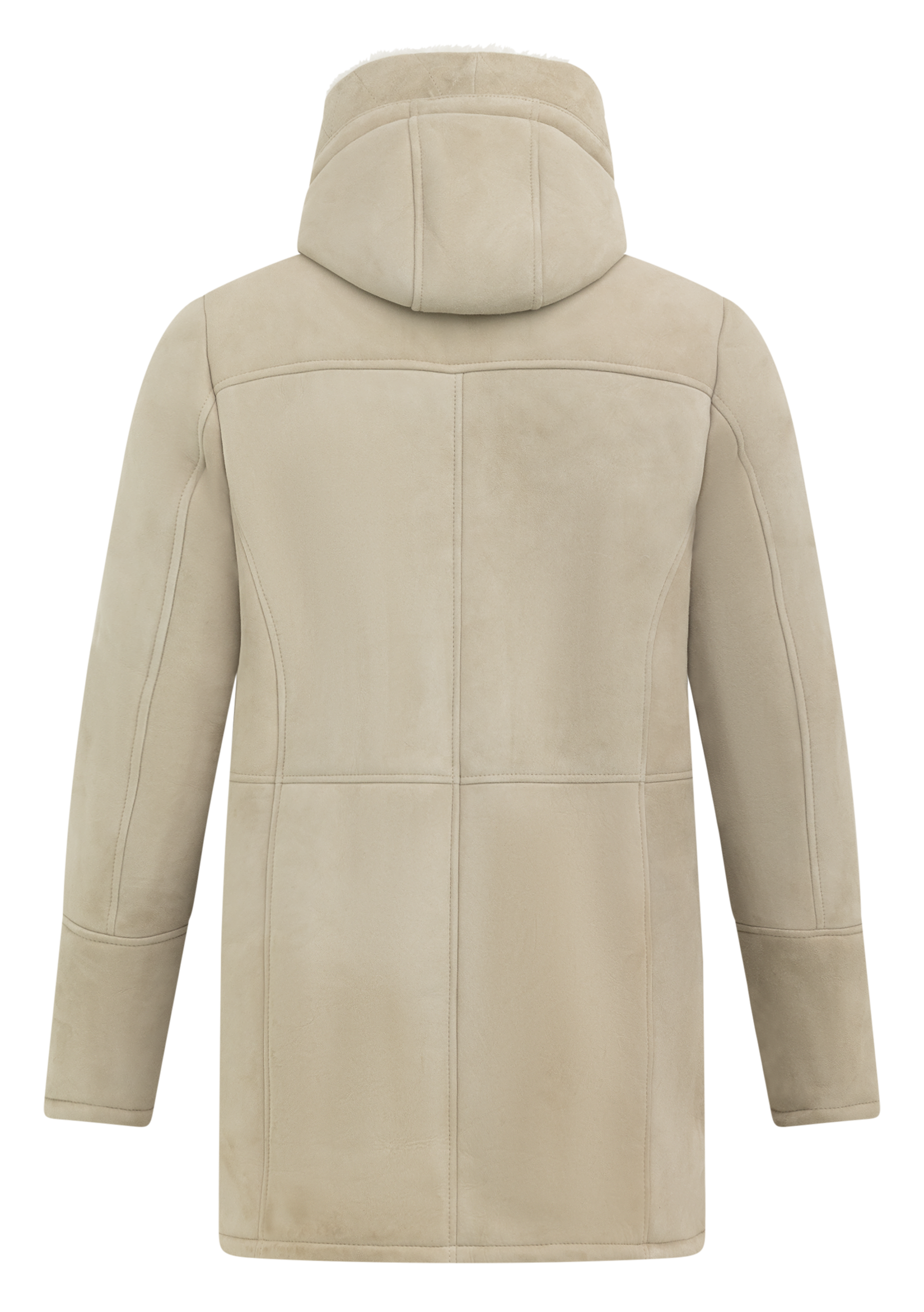Shearling jas van suede | FULL_WIDTH | L.Beige