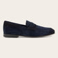 Penny loafers van suède | BLUE NAVY