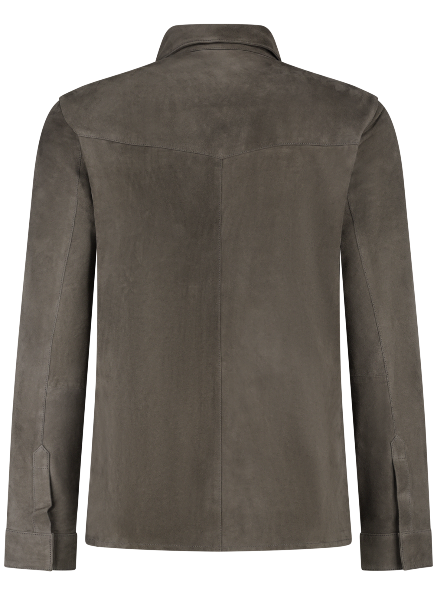 Robert overshirt van suède | Grijs