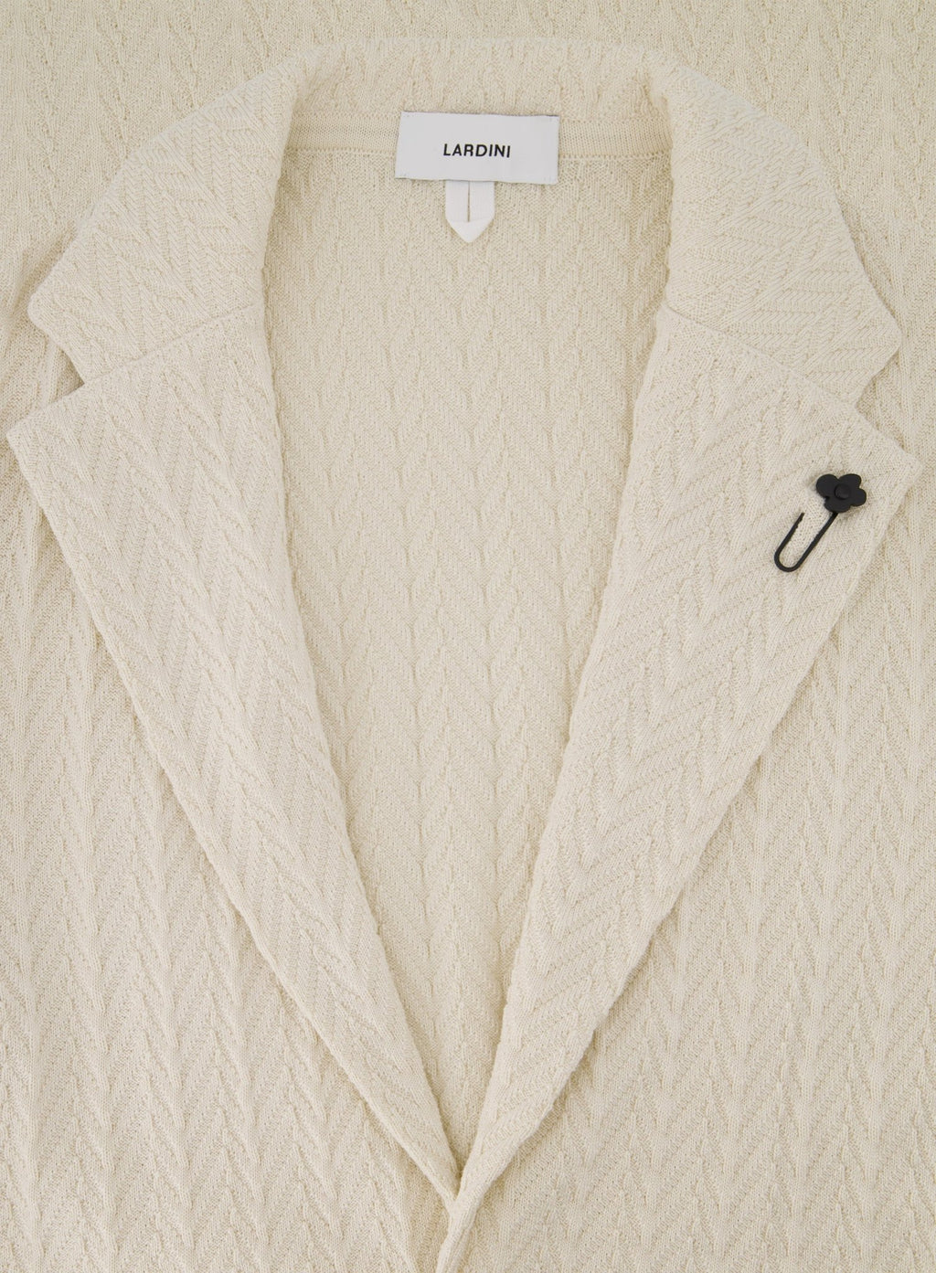 Knitted jasje van katoen | Beige