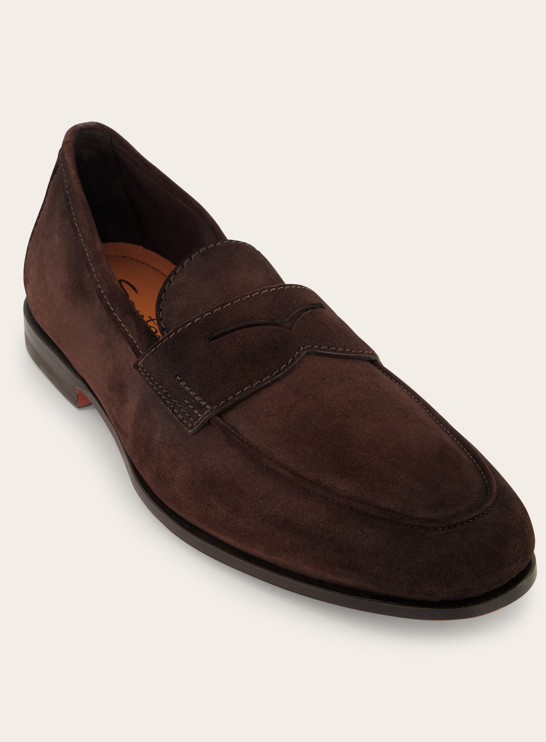 Penny loafers van suède | DARK BORDEAUX