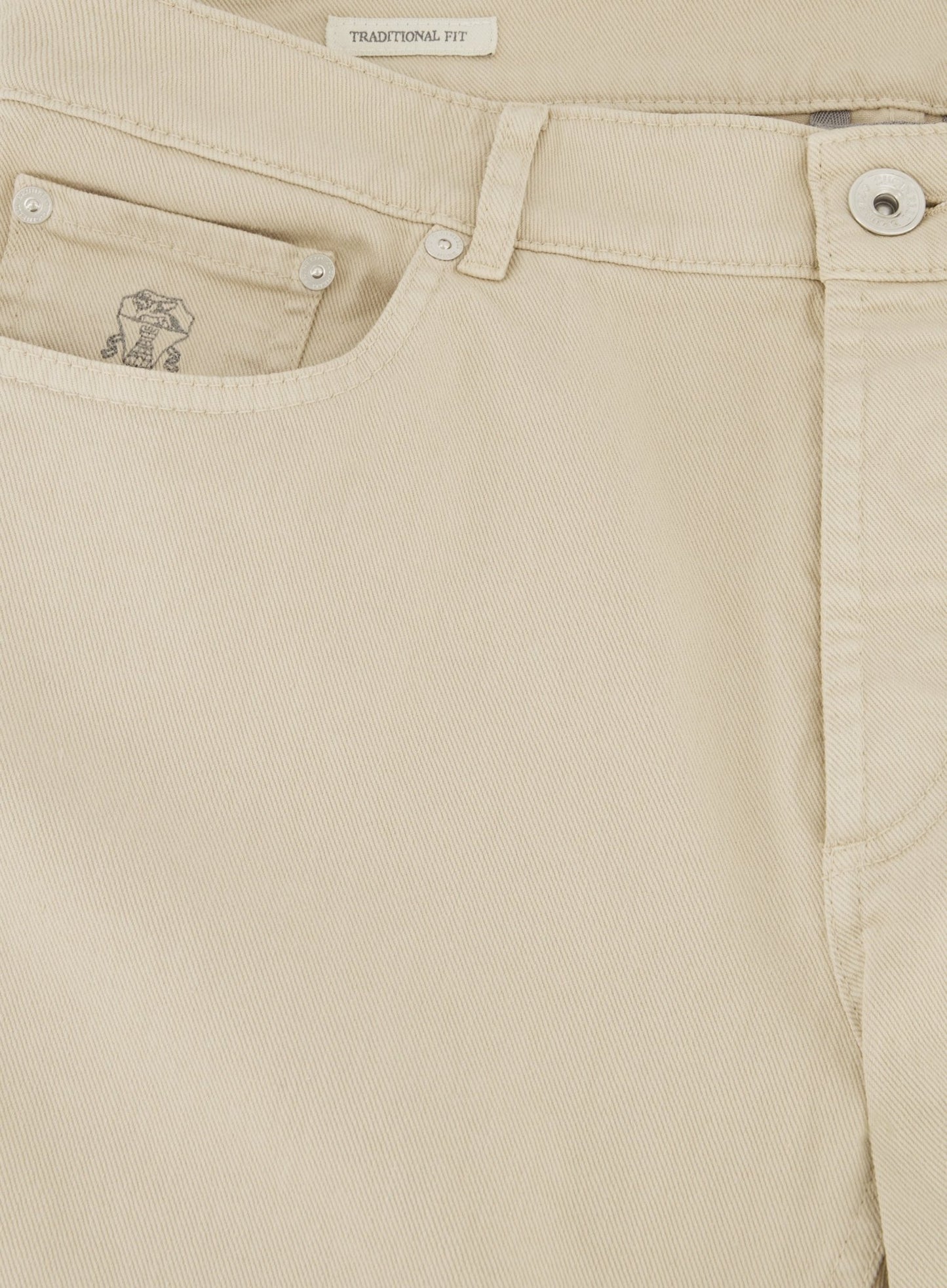 5-pocket jeans | Beige