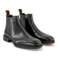 Chelsea boots van leer | Zwart