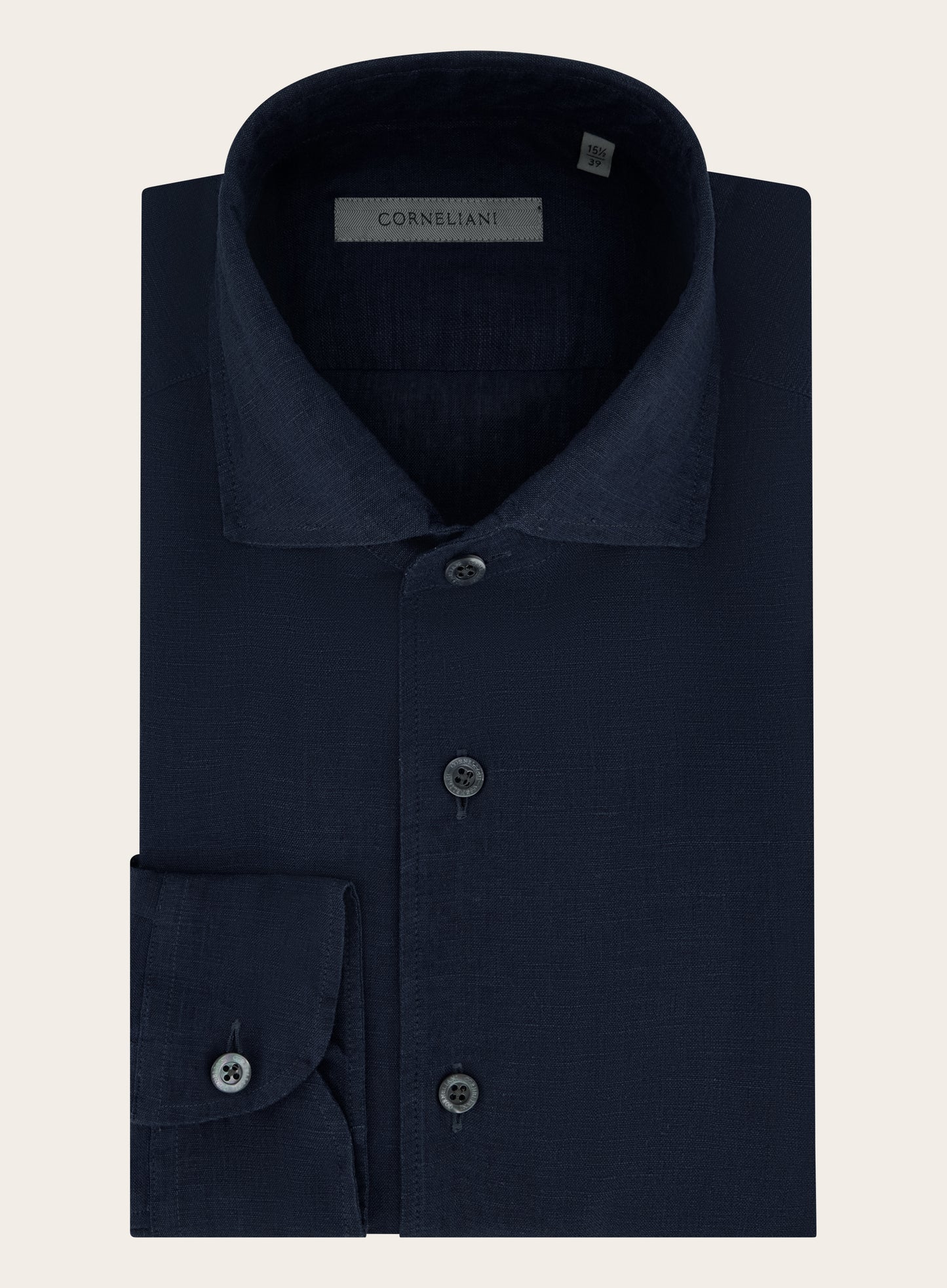 Shirt van linnen | BLUE NAVY