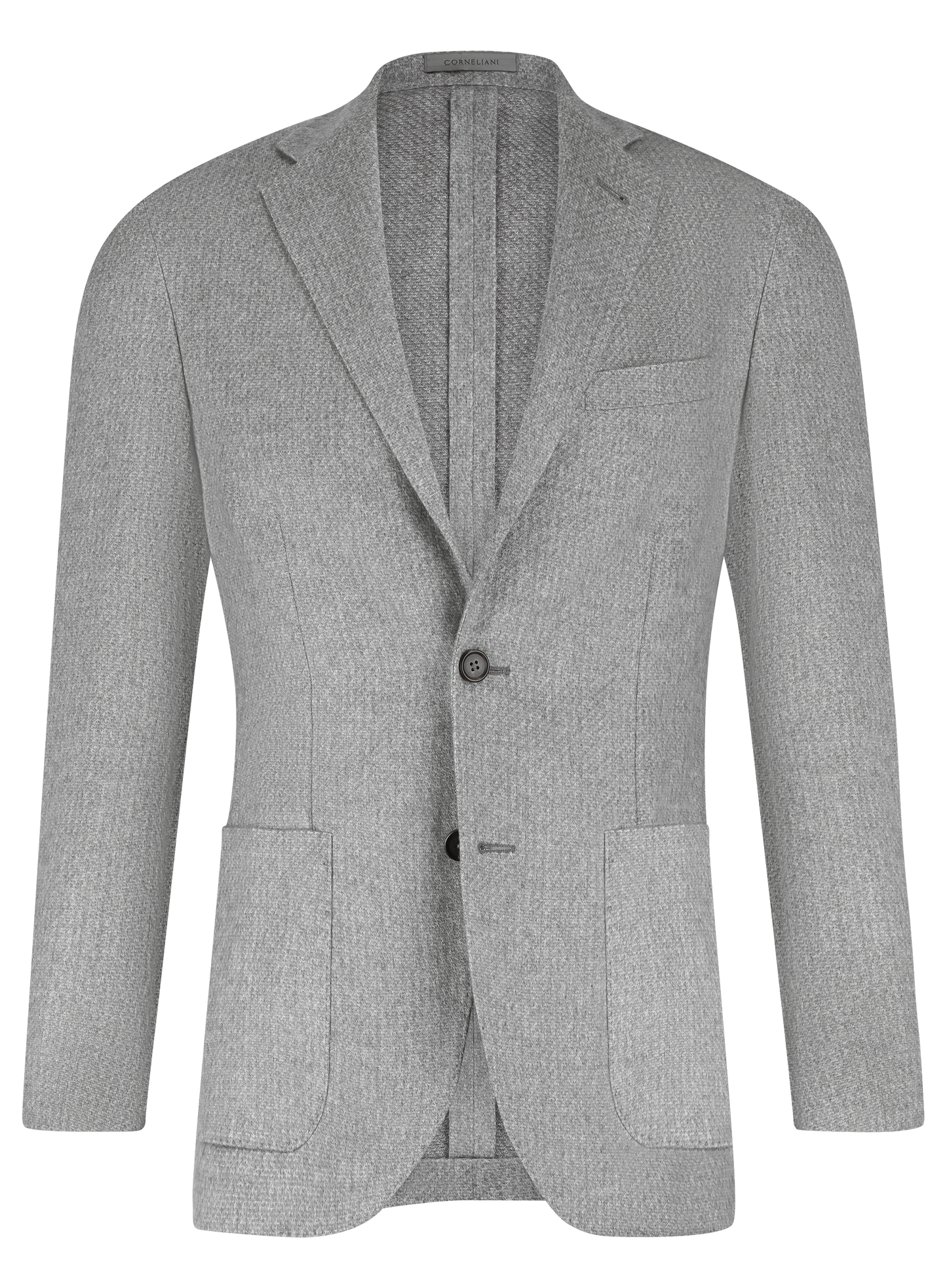 Jasje van zijde en cashmere | Grijs