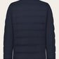 Gewatteerde jas van cashmere | BLUE NAVY