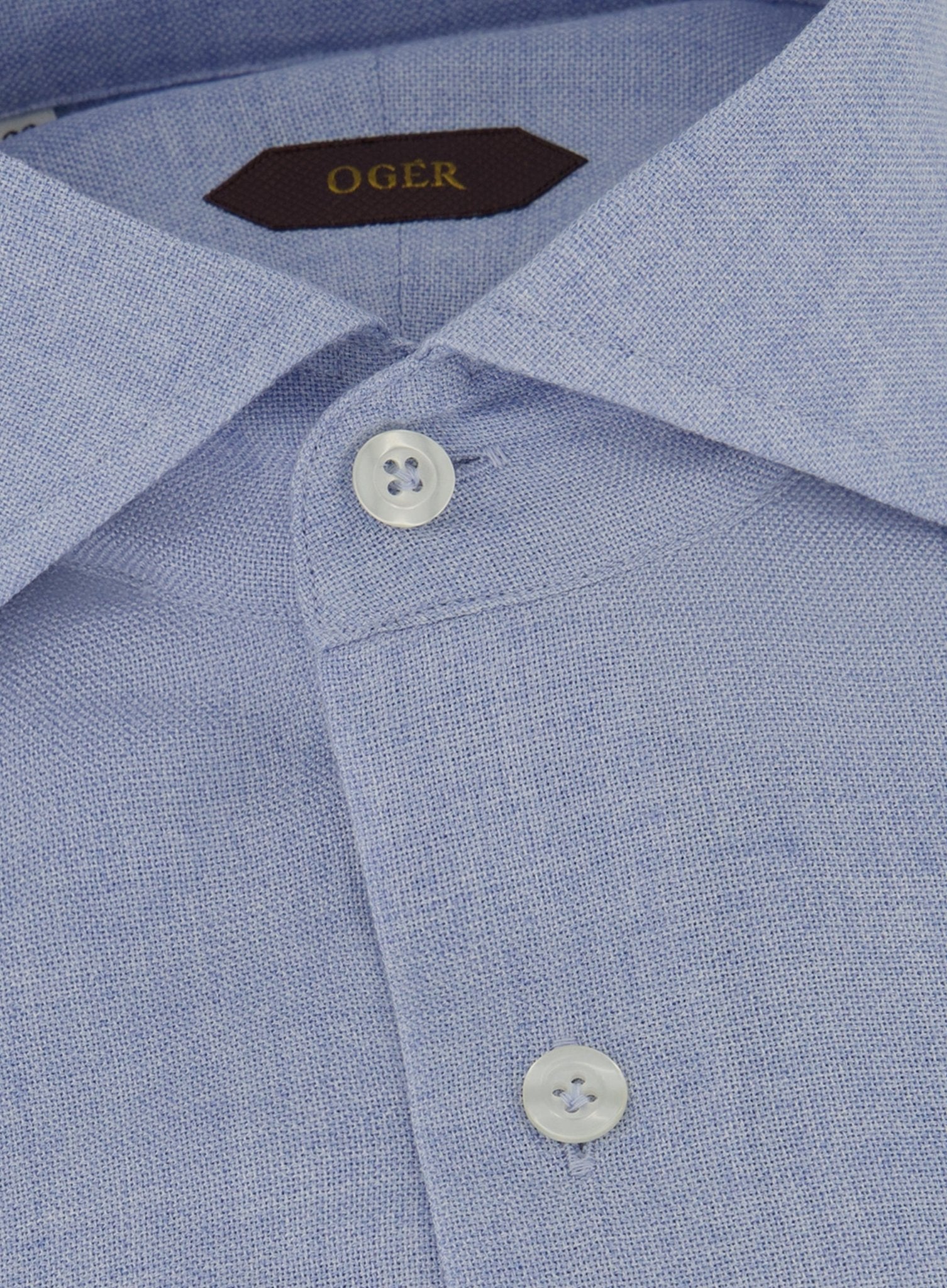 Shirt van wol | FULL_WIDTH | Blauw