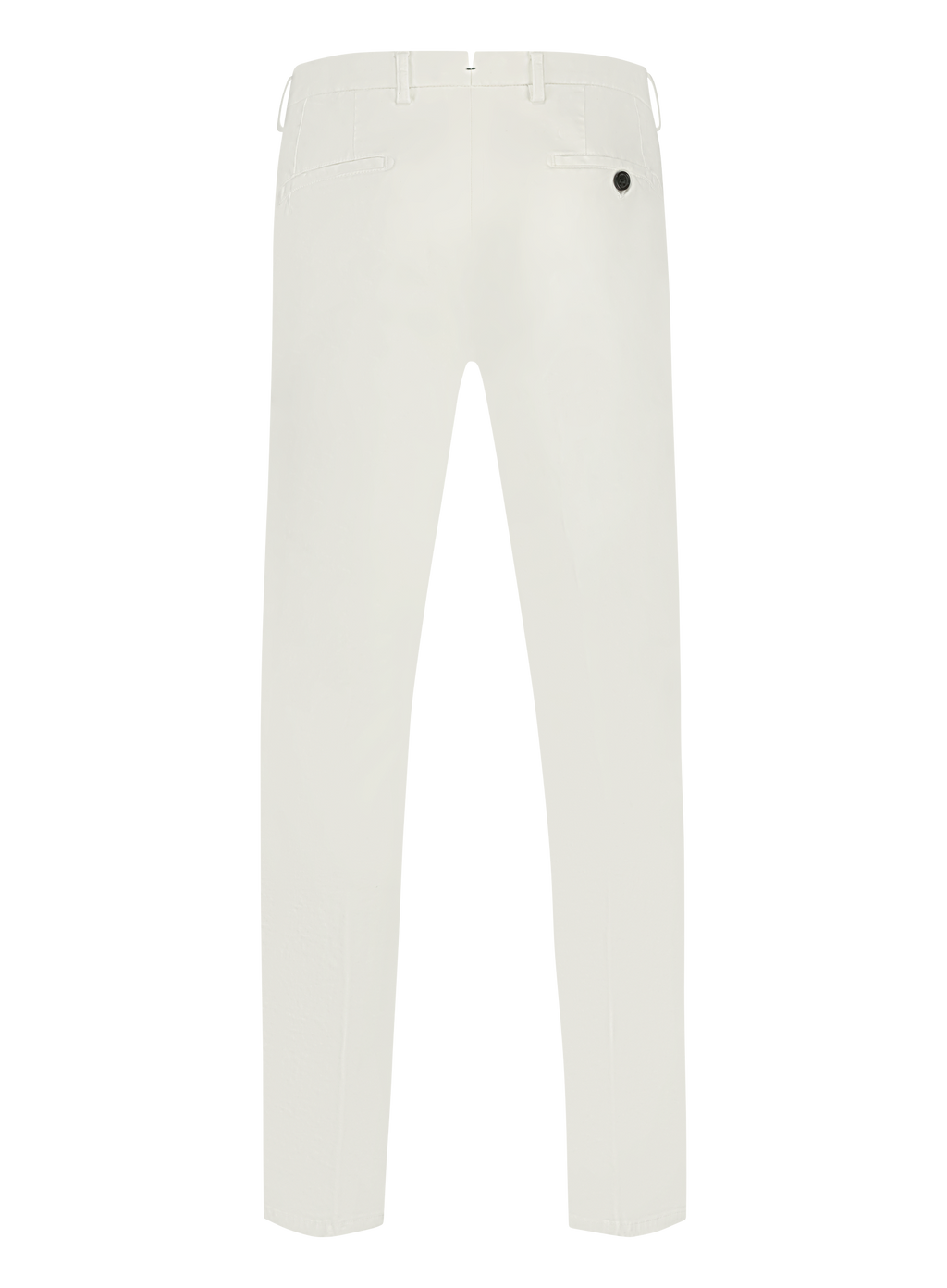 Pantalon van katoen en elastaan | Wit