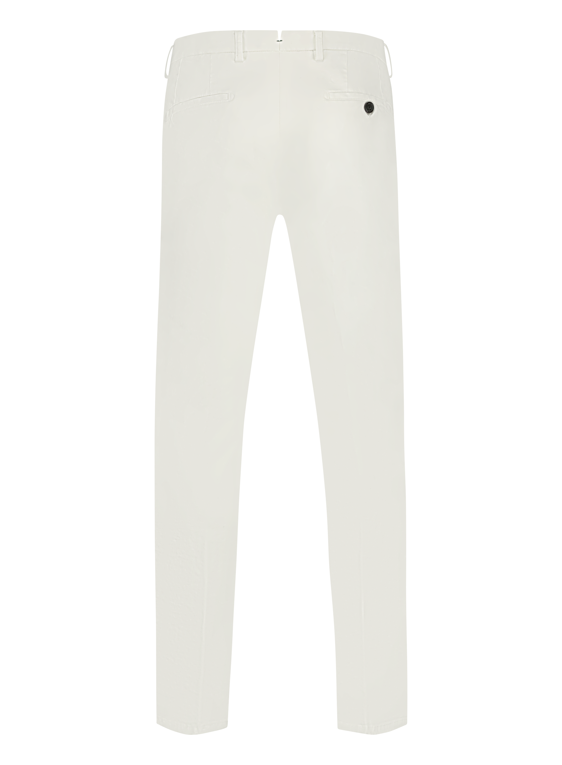 Pantalon van katoen en elastaan | Wit