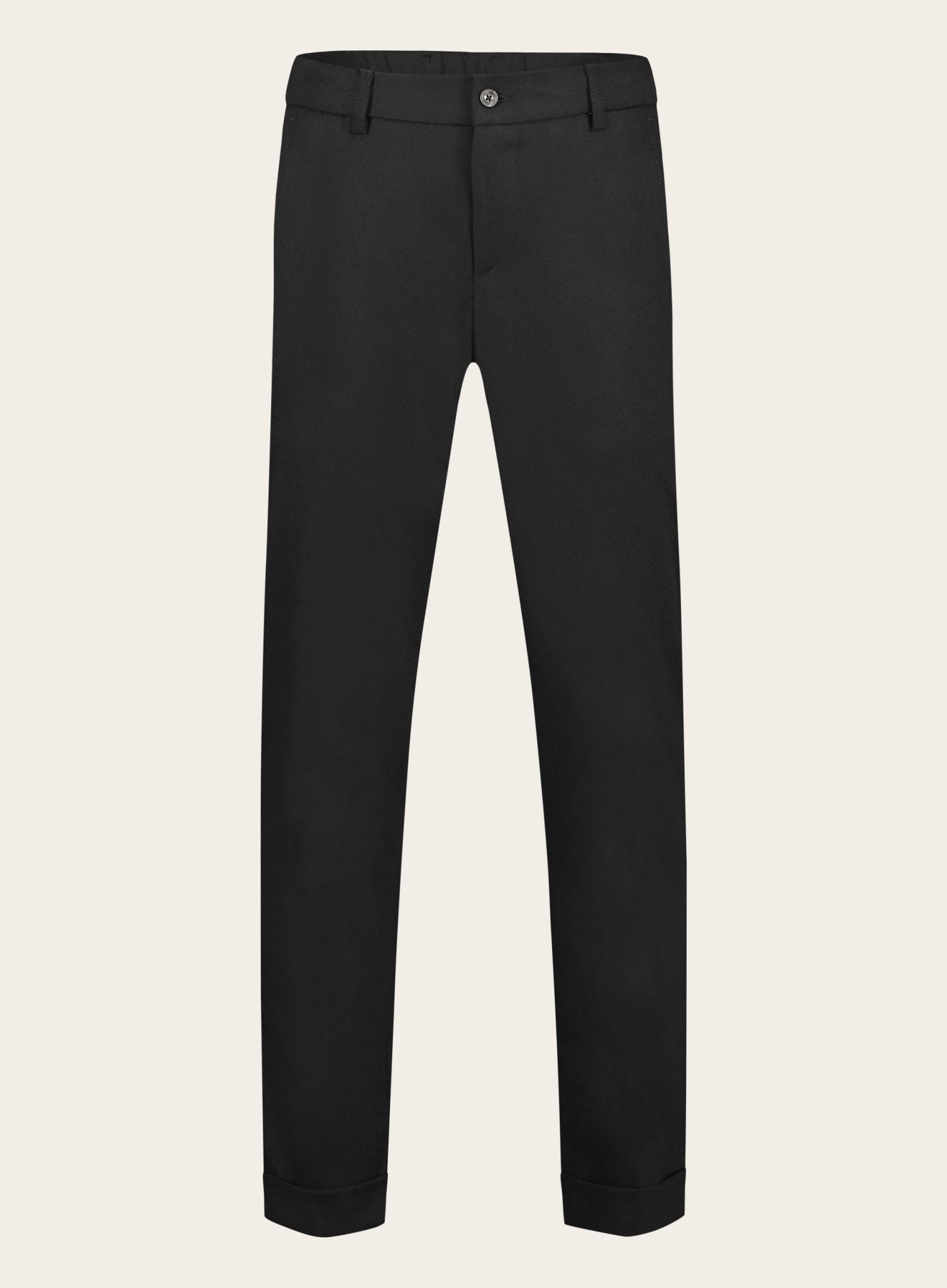 Pantalon van scheerwol en cashmere | Zwart