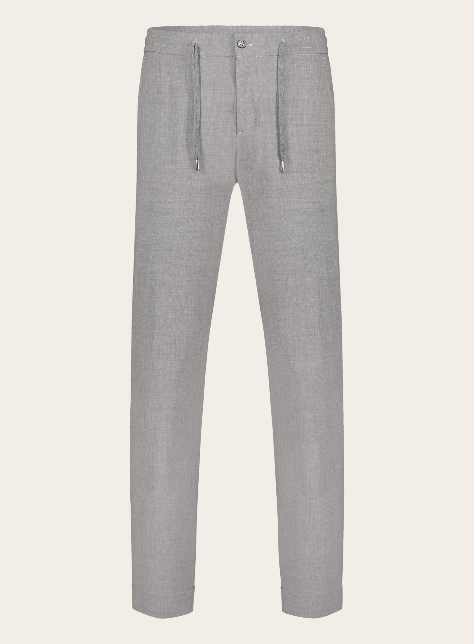 Carraciolo pantalon van wol | L.Grijs