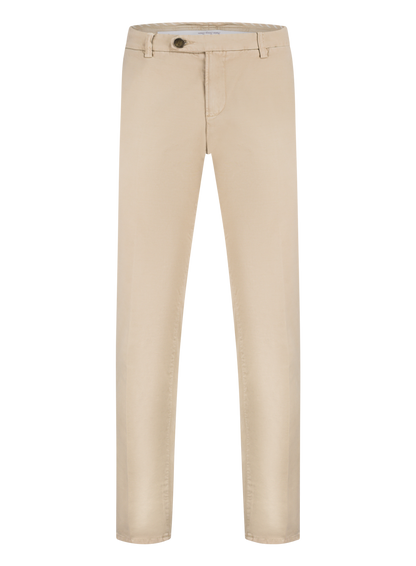 Singapore pantalon van katoen en cashmere | Beige