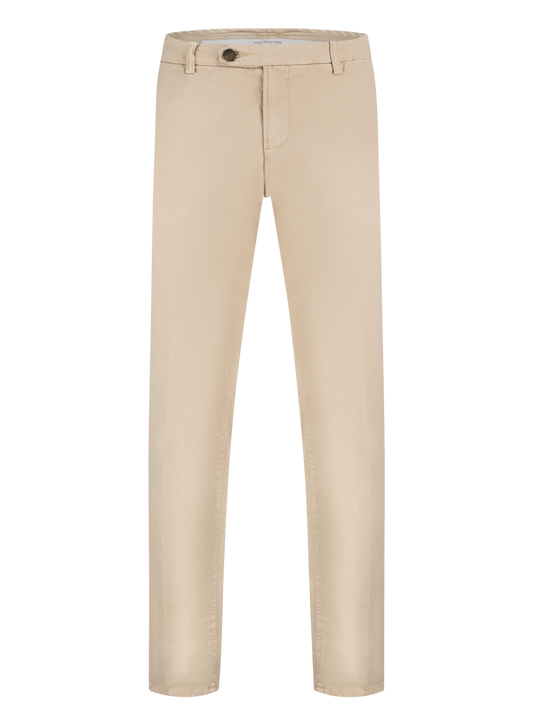 Singapore pantalon van katoen en cashmere | Beige